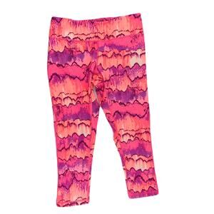 Zella Live In Leggings Medium Size Multicolor Capri Mesh Trim Tights for Women